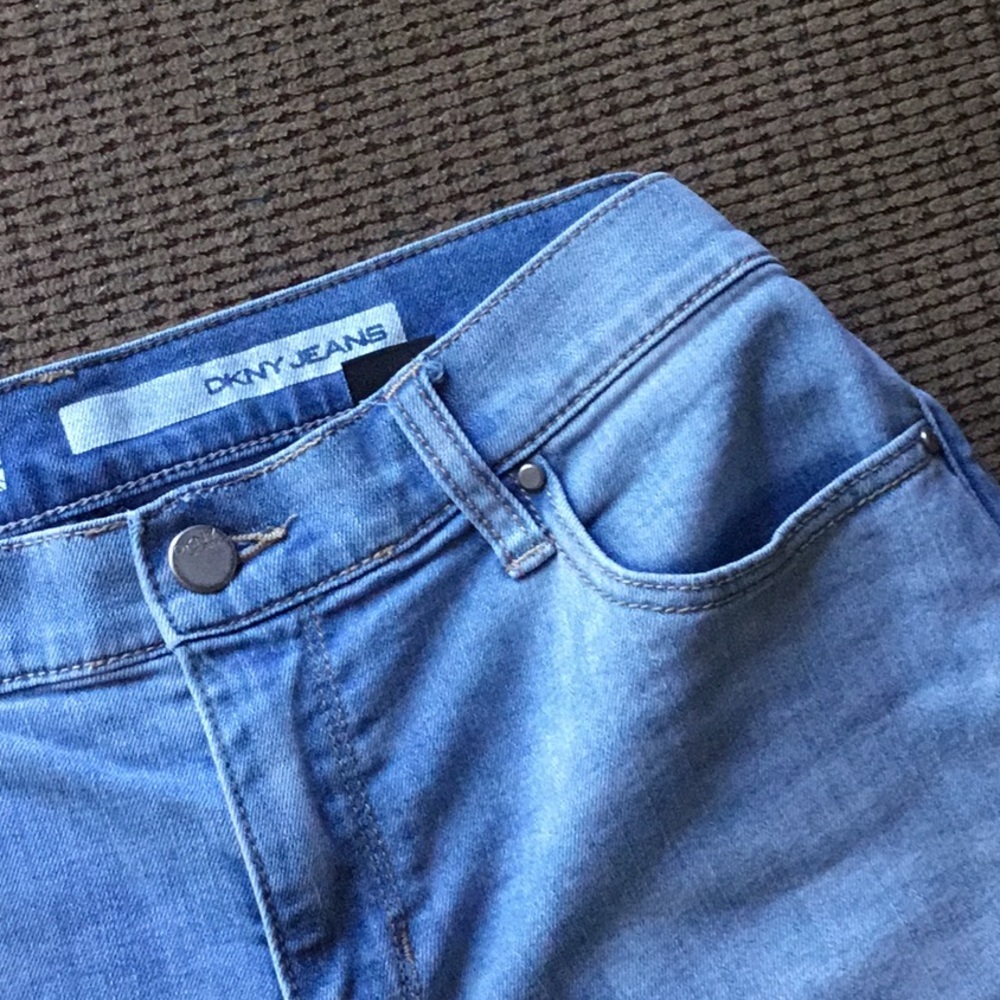 DKNY Light Blue Capri Denim Jeans - Picture 6 of 10